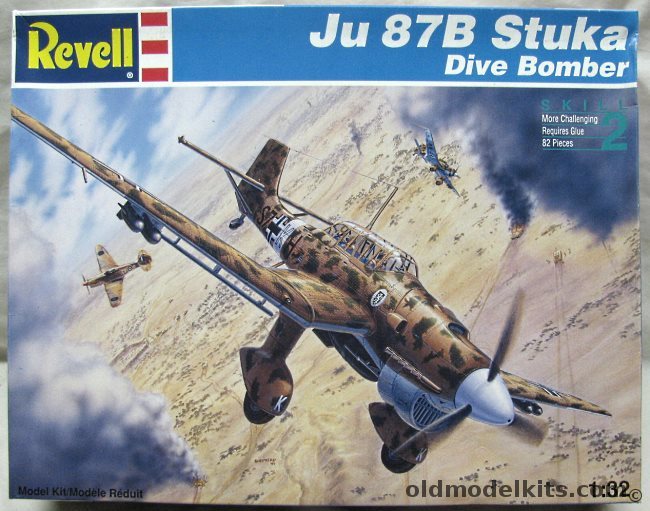Revell 1/32 Junkers Ju-87B Stuka  - Luftwaffe 3.St.G.5 or 4.St.G.77 Balkans, 4661 plastic model kit